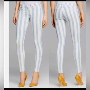 Krista super skinny Hudson striped jeans
